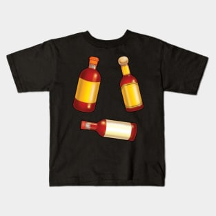 Classic Hot sauce bottle Kids T-Shirt